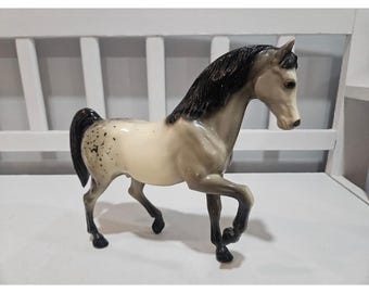 Cavalo árabe Appaloosa brilhante vintage da Breyer "Flint" nº 37, 1968-1971