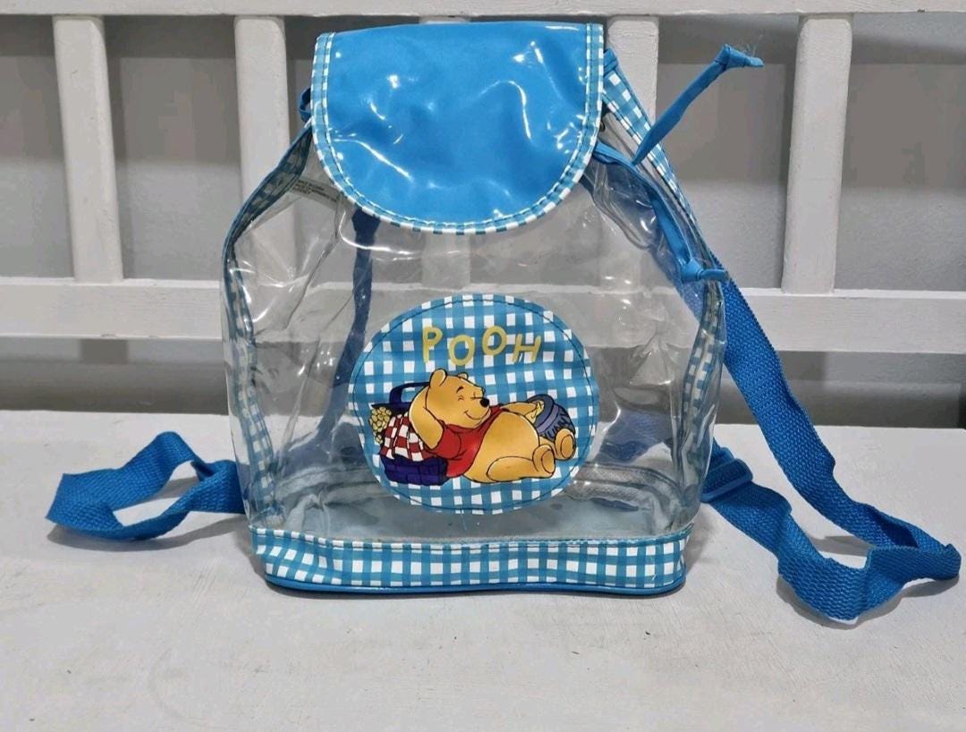 90s Clear Backpack - Etsy display picture 1