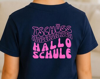 Camiseta de bienvenida para niños, camiseta de graduación de jardín de infantes, regalo de graduación preescolar, camiseta del primer día de clases, camiseta para niños de regreso a clases