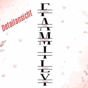 Familientasse Mama und Papa Liebe, Geschenk von Kind, Kaffeetasse für Eltern, Geschenkidee, Geburtstag, Weihnachten, Muttertag, Vatertag image 2