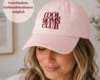 Gorra bordada del Club de Mamás Geniales / Gorra para Mamá / Gorra de béisbol para Mamá / Regalo para Mamá / Regalo del Día de la Madre / Gorra minimalista ajustable para Papá