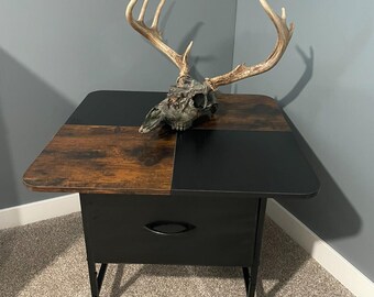 Coffee Table Square Coffee Table with Storage Drawer 2 Tier Farmhouse Center Table Small Coffee Table for Living Room Apartment