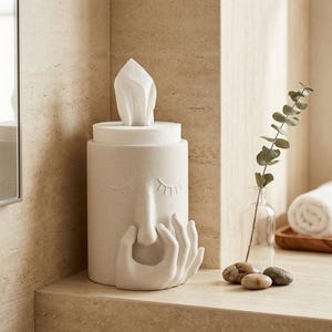 Decoración de baño | Portarrollos de papel higiénico | Maceta