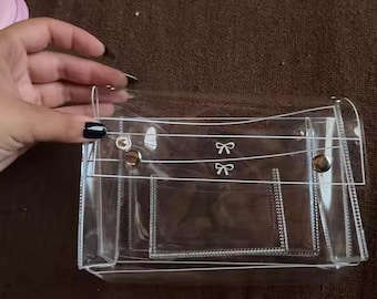 Transparent PVC Makeup Bag Travel Toiletry Organizer Pencil Case Zipper Storage Pouch