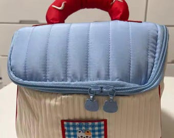 Cartoon Travel Makeup Bag Portable Cosmetic Organizer Storage Case Gift