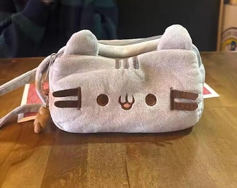 Kawaii Cat Plush Makeup Bag Pencil Case Cosmetic Pouch Organizer Gift