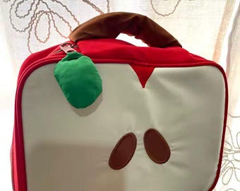 Apple Makeup Organizer Bag Travel Cosmetic Storage Case Zipper Pouch