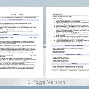 Buy ATS Friendly Resume Template | Google Docs, Word, Pages CV (digital ...