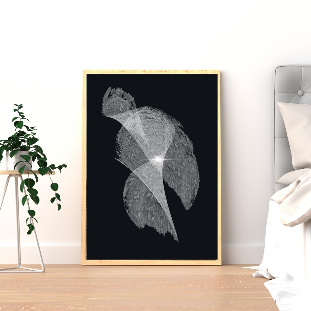 Minimalist Black and White Abstract Wall Art Printable – Modern ...