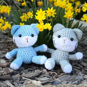 Handmade Crochet Amigurumi Cat - 50% Proceeds go to Breakthrough T1D