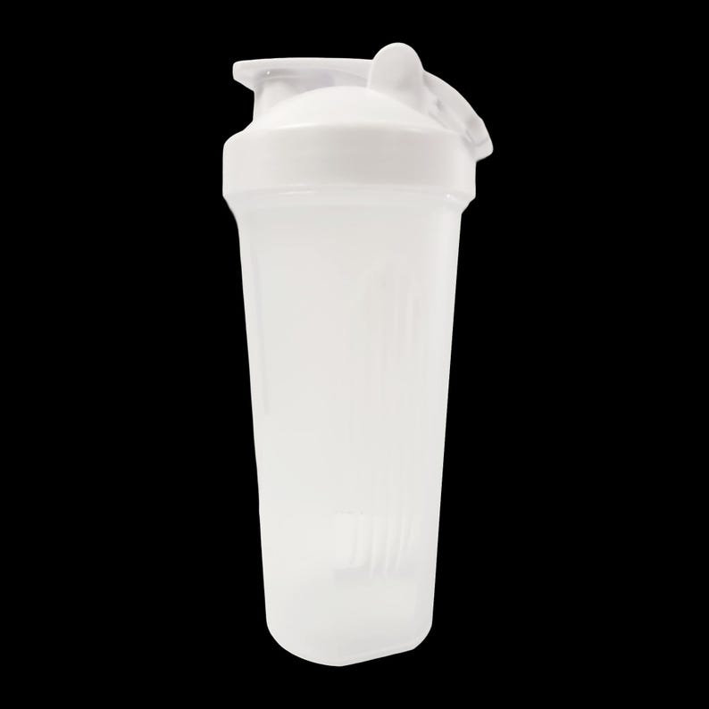 The Reset Room - 24oz Shatterproof Protein Shaker Bottle with Stainless Steel Ball, Flip-Top Lid image 2