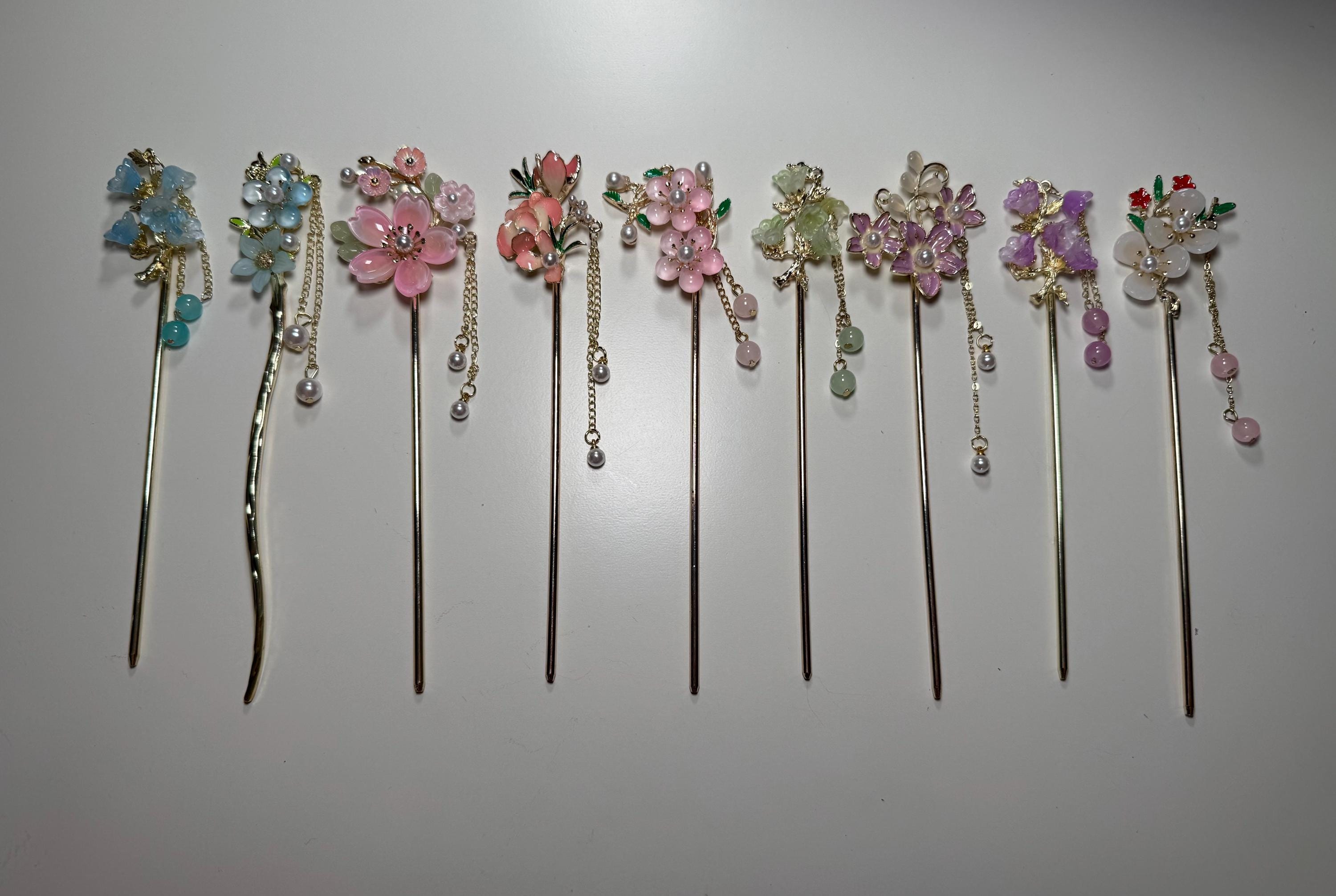 Kanzashi Japanese Hair Ornament - Etsy