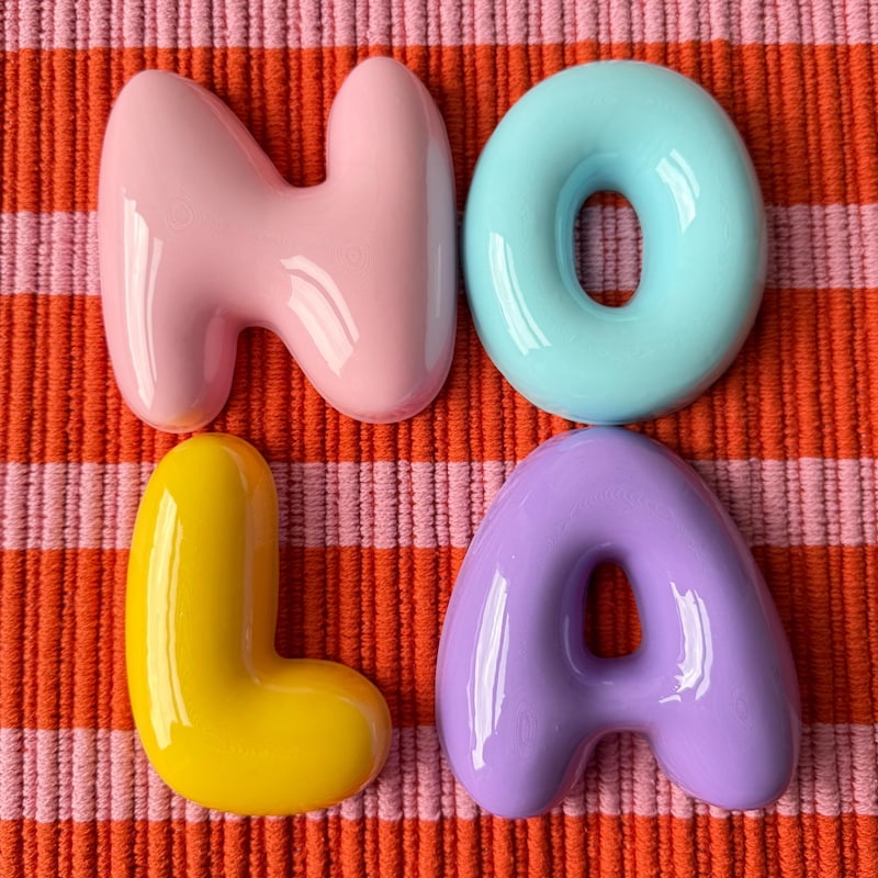 Ceramic Name Wall Decor - Etsy UK