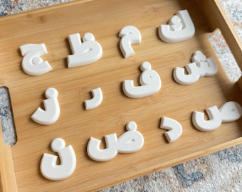 Bubble Letters in Ceramic Look – Personalized Names, Numbers & Symbols | Lightweight Nursery Door Decor