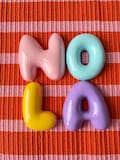 Bubble Letters in Ceramic Look with Configurator – Personalized Names, Numbers & Symbols | Lightweight Nursery Door Decor product logo
