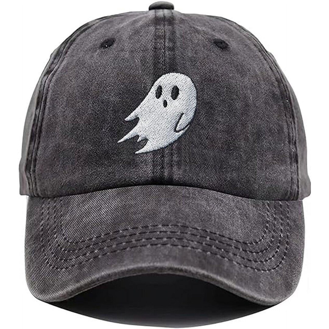 Ghost Baseball Cap, Vintage Sporty Gothic Hat - Etsy