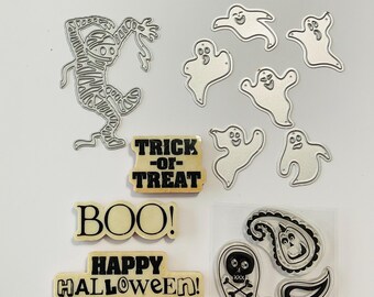 Paquete de sellos y cuotas de Halloween