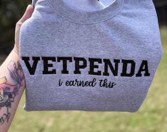 VETPENDA - Jag förtjänade detta | veteraner blev militärmaka | rolig milspo-tröja