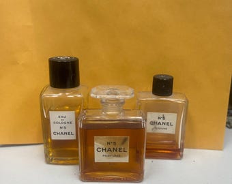 Frascos de perfume vintage Chanel No5, mini perfume, coleccionables, frascos de perfume