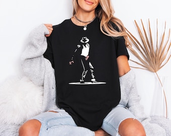 3 Type of Iconic Glove Comfort Colors King Of Shirt Michael J  T-Shirt Vintage M Jackson Pop Tee