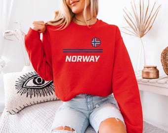 2026 Football Vibes North America 26' Design, Norway Soccer USA Inspired Fans Logo Style Graphic Tee, Supporters Unisex T-Shirt