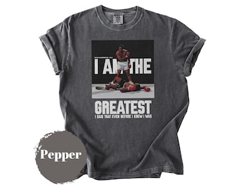 Muhammed Ali "Ich bin der Größte" Vintage Boxen T-Shirt, Baumwolle T-Shirt