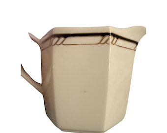 Mikasa Diane China Cordón Gold Creamer A2001 White Gold Trim Made in Japan