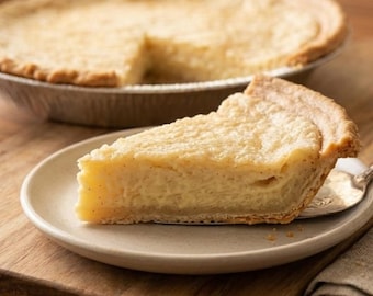 Authentic Hoosier Sugar Cream Pie – Traditional Amish Recipe – Homemade Egg-Free Custard Pie