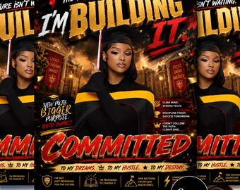 Senior College Decision Day Flyer Template Canva | Graduation Celebration Social Media Post | Class of 2026 Grad Announcement Editable