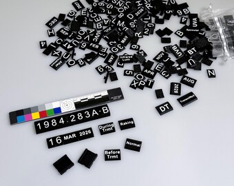 Imaging/documentation letter plates