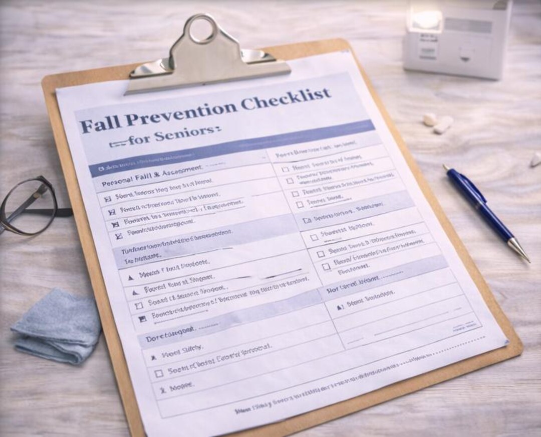 Fall Prevention Checklist for Seniors | Caregiver Checklist | Home ...