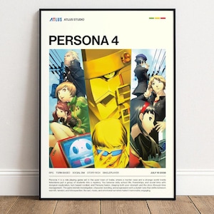 Persona 4 Poster - Etsy