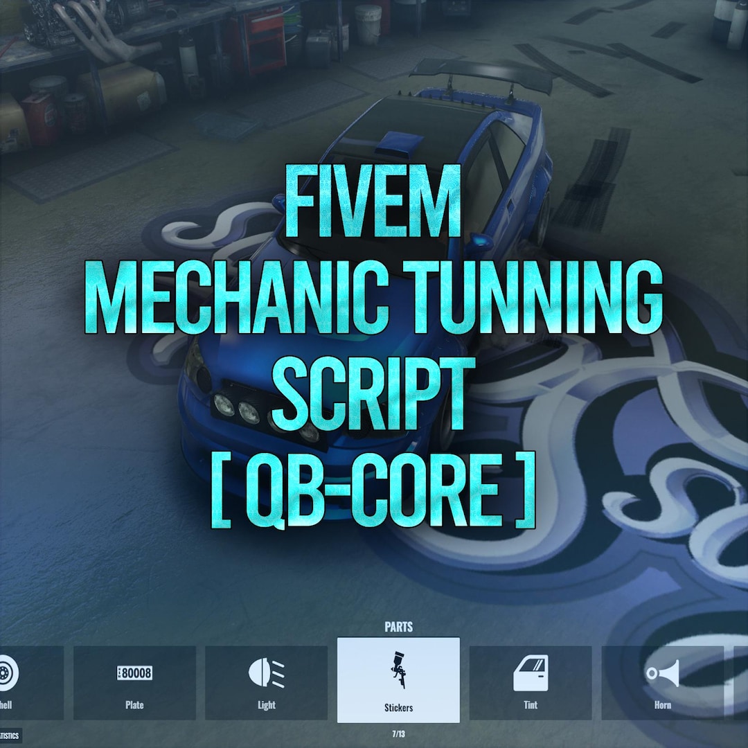 Fivem Mechanic Tunning Script: Qb-core, Optimized - Etsy
