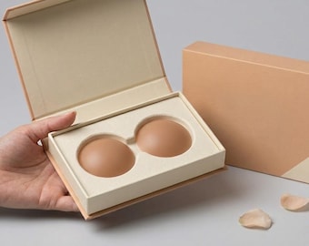 Elegant Breast Form in Neutral Tone, Pack of 2, Ideal for Everyday Use, Soft and Comfortable Design, Perfect for Concealment Womenswear Bra