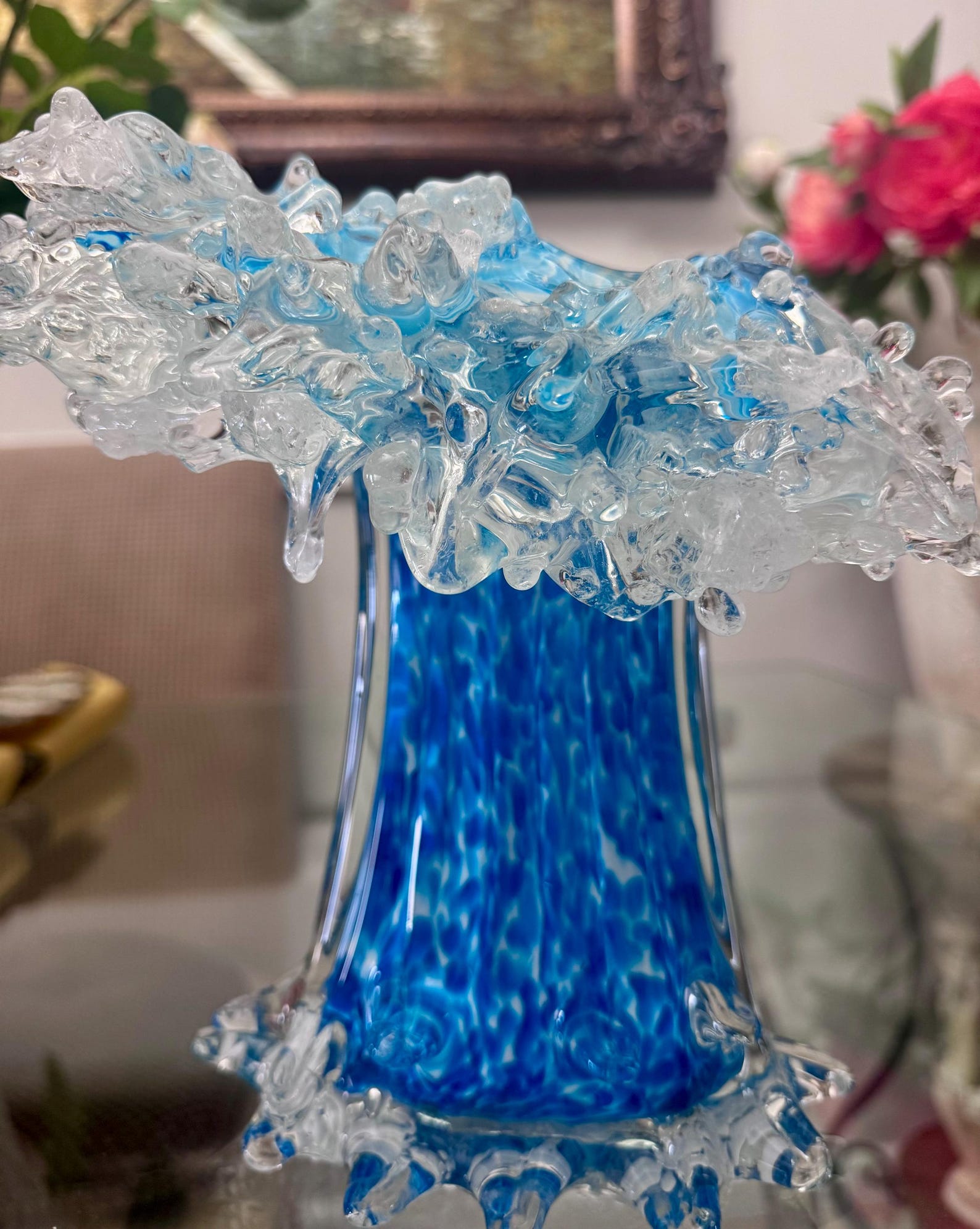 Dale Tiffany Laguna Wave Sculpture