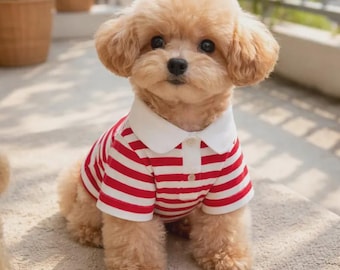 Polo estiva per cani – Gilet traspirante e rinfrescante in cotone per cani di piccola e media taglia