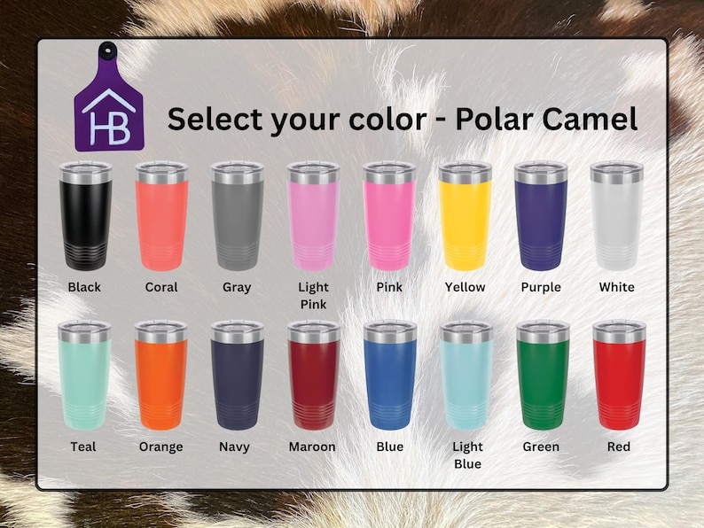 Custom Engraved Tumbler, YETI or Polar Camel image 4