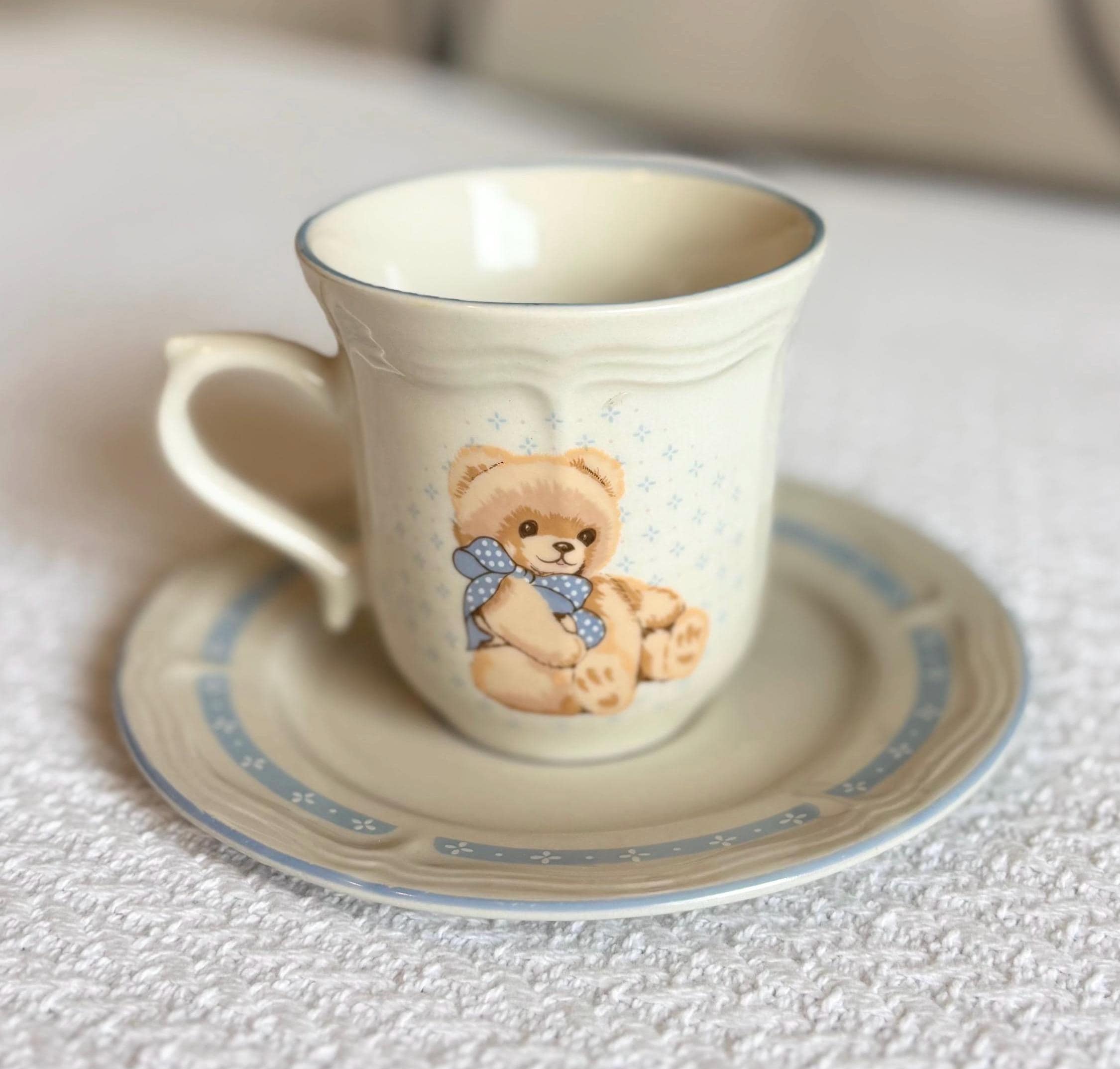 Teddy Bear Porcelain Tea Set - Etsy