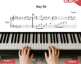 May Be Klaviermusik: Yiruma Grade 5-6 (PDF mit MP3 & Notenetiketten)