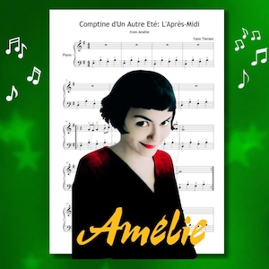Comptine d’un autre été Sheet Music: Easy Piano - Color Coded Notes