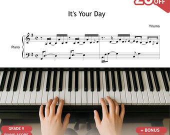 Es ist Dein Tag Klavierpartitur - Fortgeschrittene mit Color Notes und MP3
