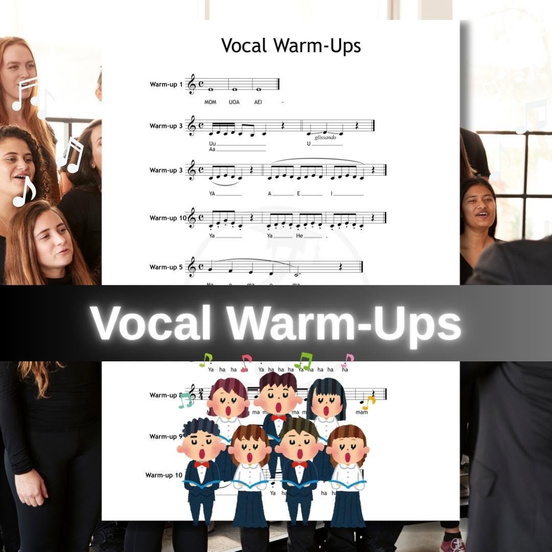 Vocal Warm-ups: Singing Exercises for Choirs and Soloists (PDF + Audio ...