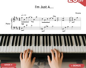 Yiruma I'm just a (Grad 5-6, PDF, MP3, Video) Klaviernoten