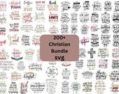 Religious SVG Bundle: 200+ Christian Quotes - Bible Inspired Designs