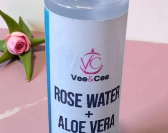 Rose Water & Aloe Vera Face Toner – Hydrating, Soothing, and Natural Skincare, 100ml