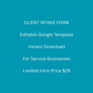 サービス業向けクライアント受付用編集可能Googleフォームテンプレート｜請負業者清掃HVACデジタルダウンロード