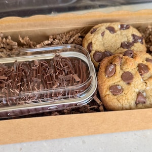 Gourmet Dessert Trio Box – Mini Cake, Cookies, Brownie Assortment