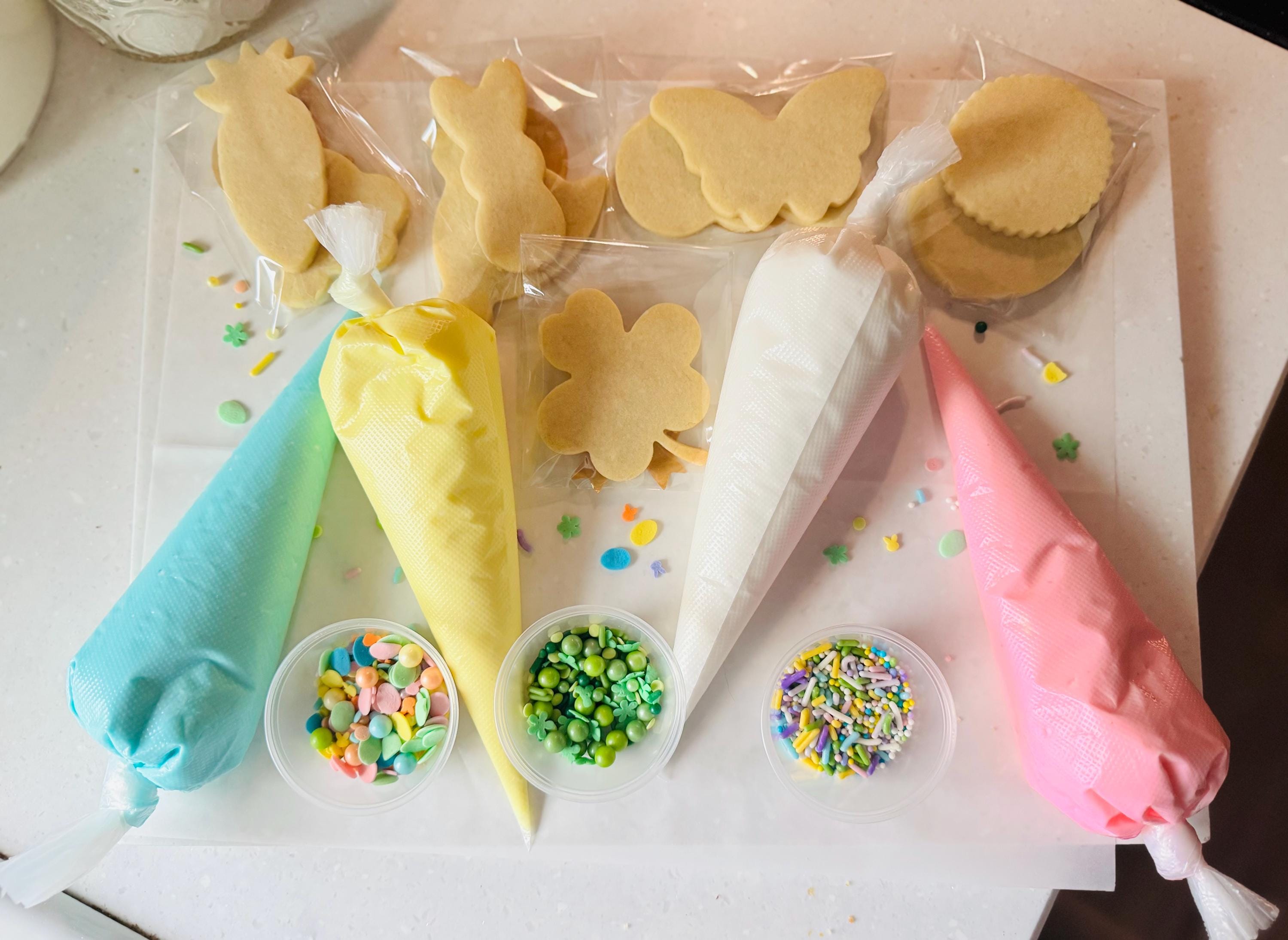 DIY Sugar Cookie Decorating Kit | Kids Baking Activity | Easter Cookies