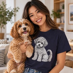 Cavapoo: Camiseta unisex muy cómoda
