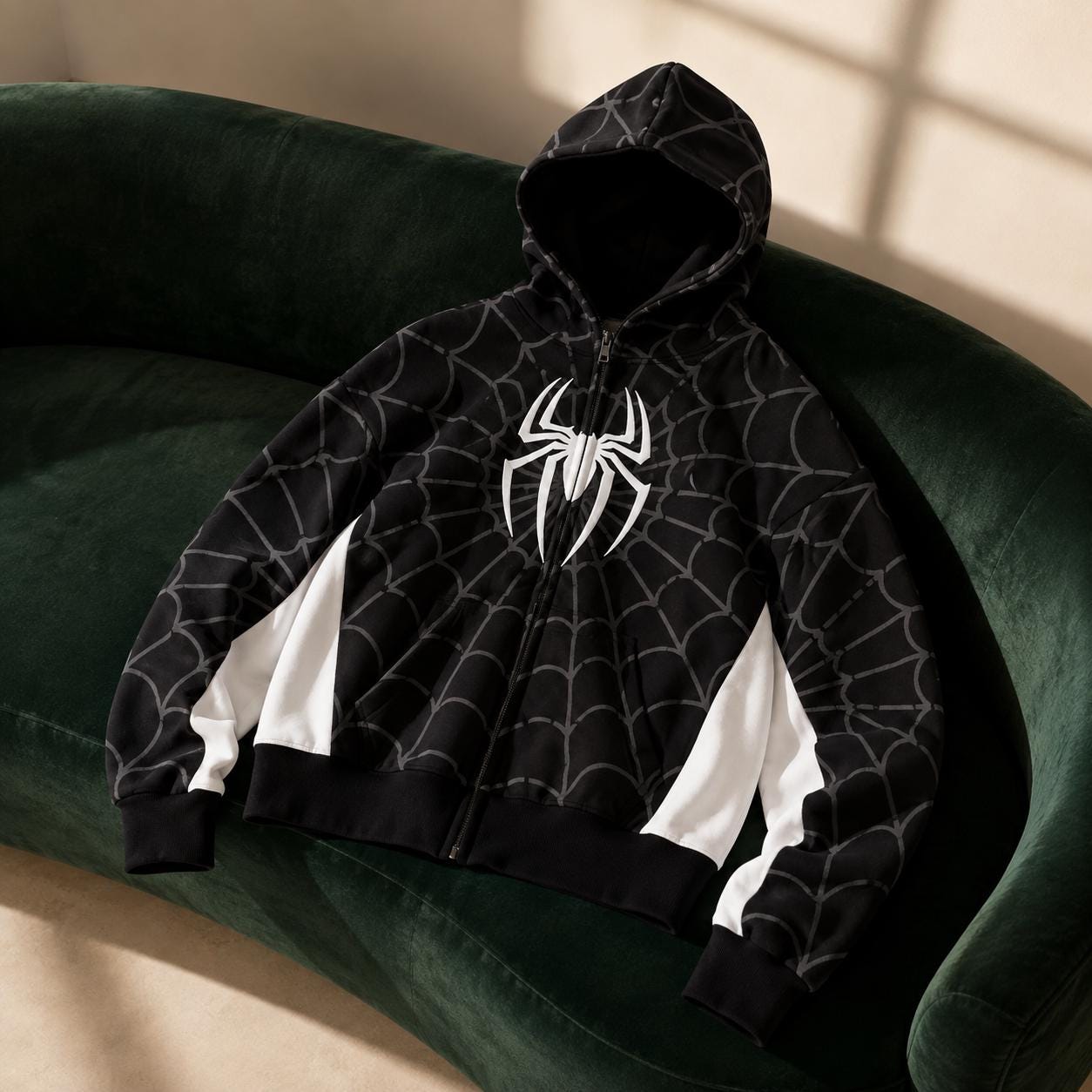 Spiderman zip hoodie - Etsy 日本